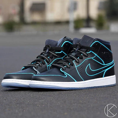 Laces Laced Up x Air Jordan 1 Custom "Trons"