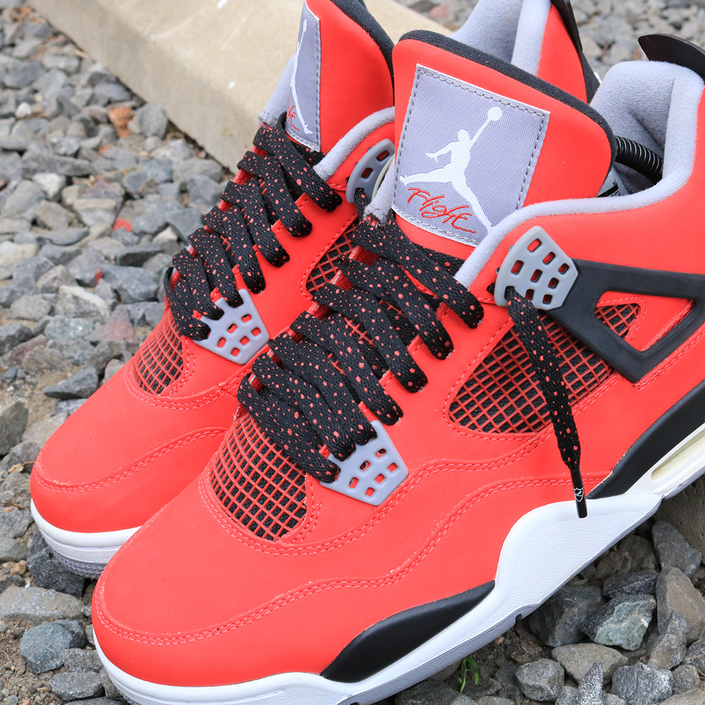 jordan 4 fire red laces