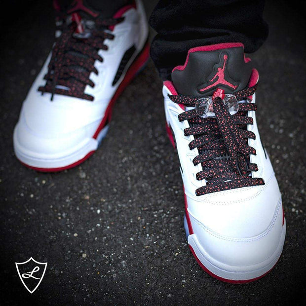 Jordan 5 laces | Jordan shoelaces | Laced Up Laces | Cement print laces
